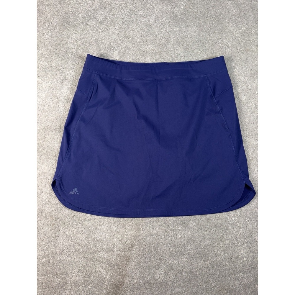 Adidas Women Purple Essential Performance Figure Flattering Skort Size 6 Golf